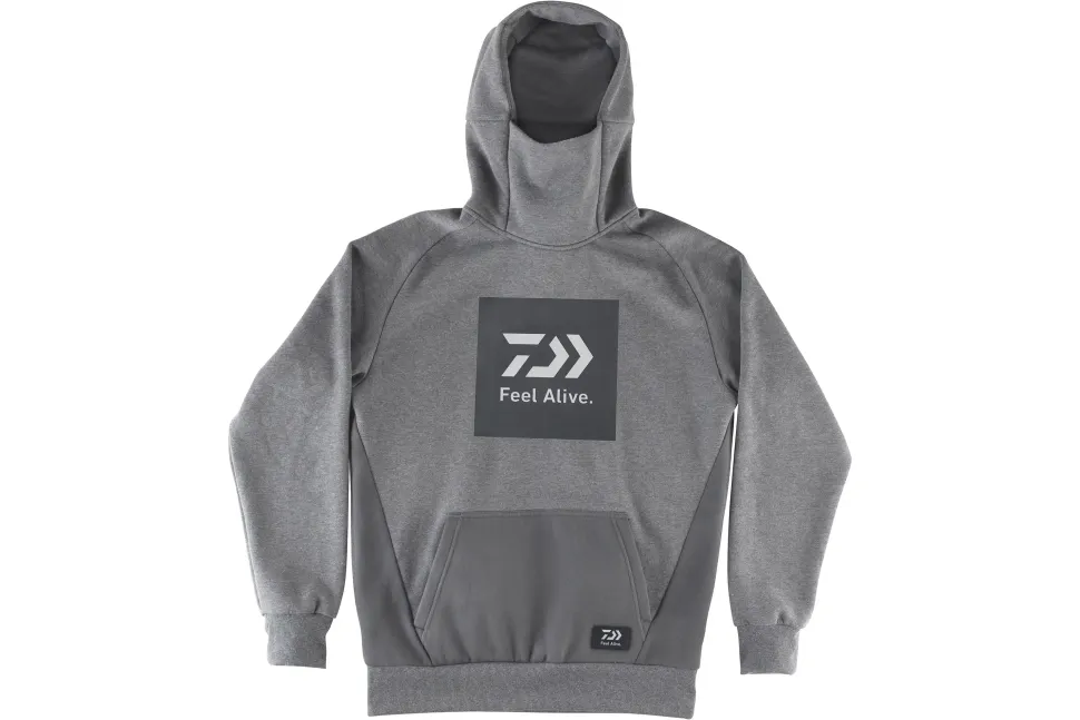 Daiwa D-Vec Snood Hoodie FA Grau #M