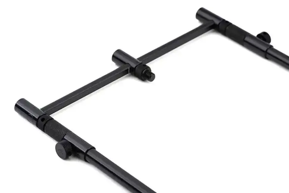 FOX Carp Black Label Slim Adjustable 3 Rod Buzz Bars 220-250mm