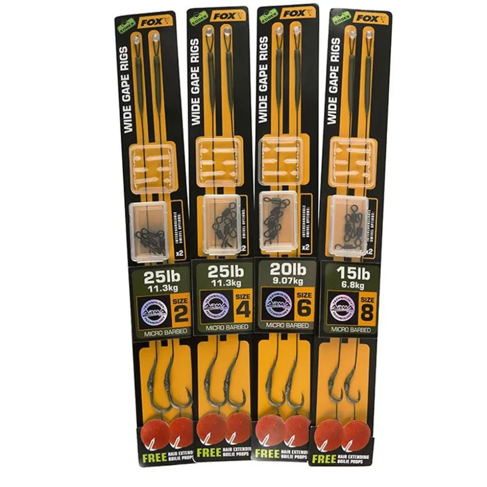 FOX Carp Edges Arma Point Wide Gape Rigs #6