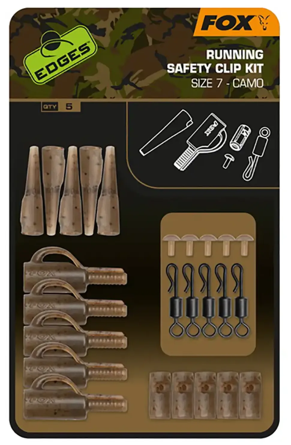 FOX Carp EDGES Running Safety Clip Kit