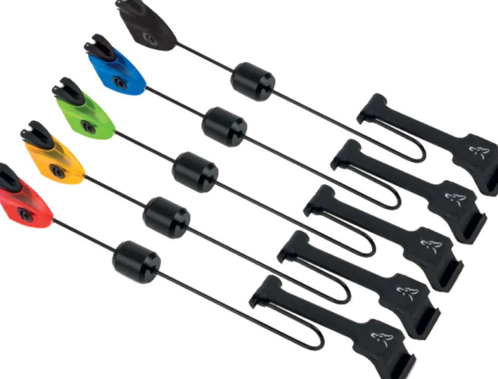 FOX Carp 3 Rod MK3 Swinger Presentation Set Rot, Orange, Grün