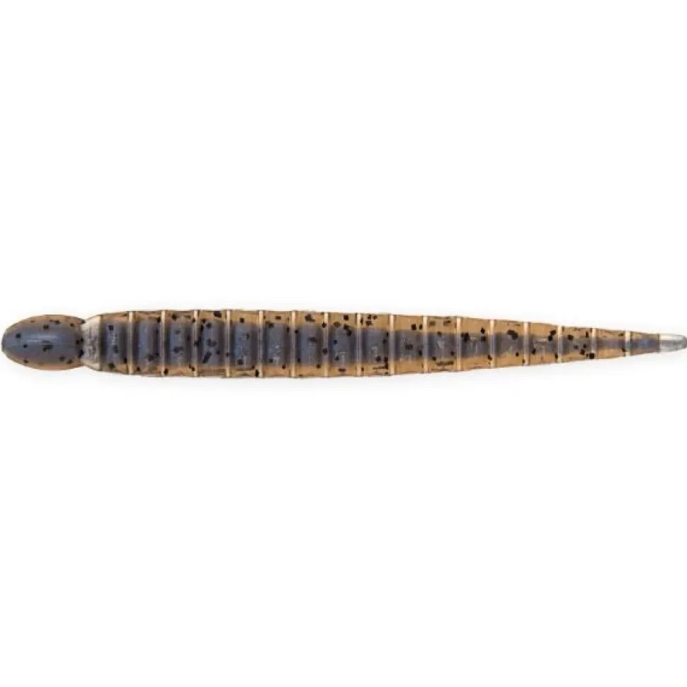 Keitech Custom Leech 3" Green Pumpkin PP.