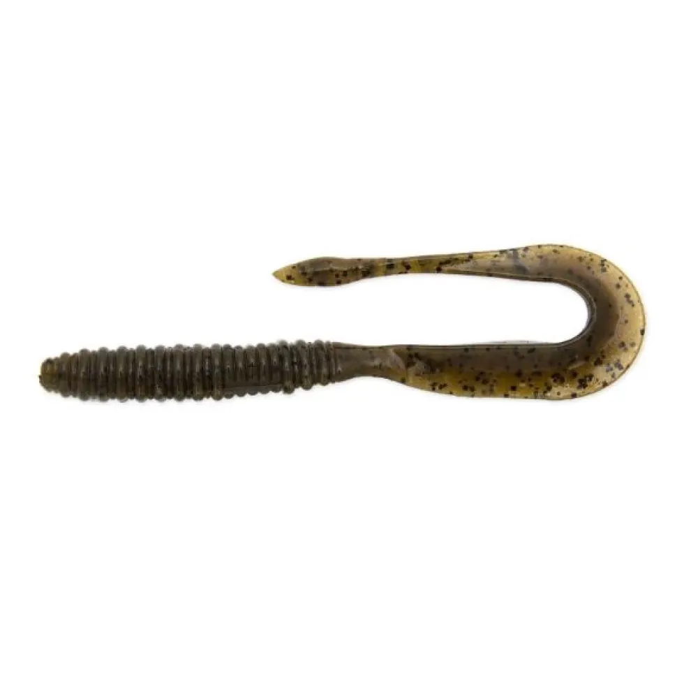 Keitech Mad Wag Mini 2,5" Green Pumpkin PP.