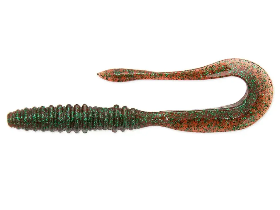 Keitech Mad Wag Mini 2,5" Green Pumpkin PP.
