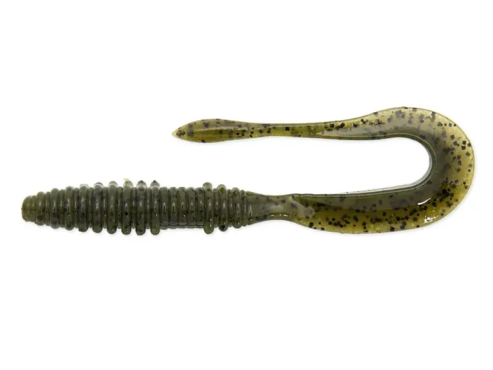Keitech Mad Wag Mini 2,5" Green Pumpkin PP.