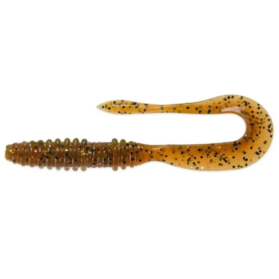 Keitech Mad Wag Mini 2,5" Green Pumpkin PP.