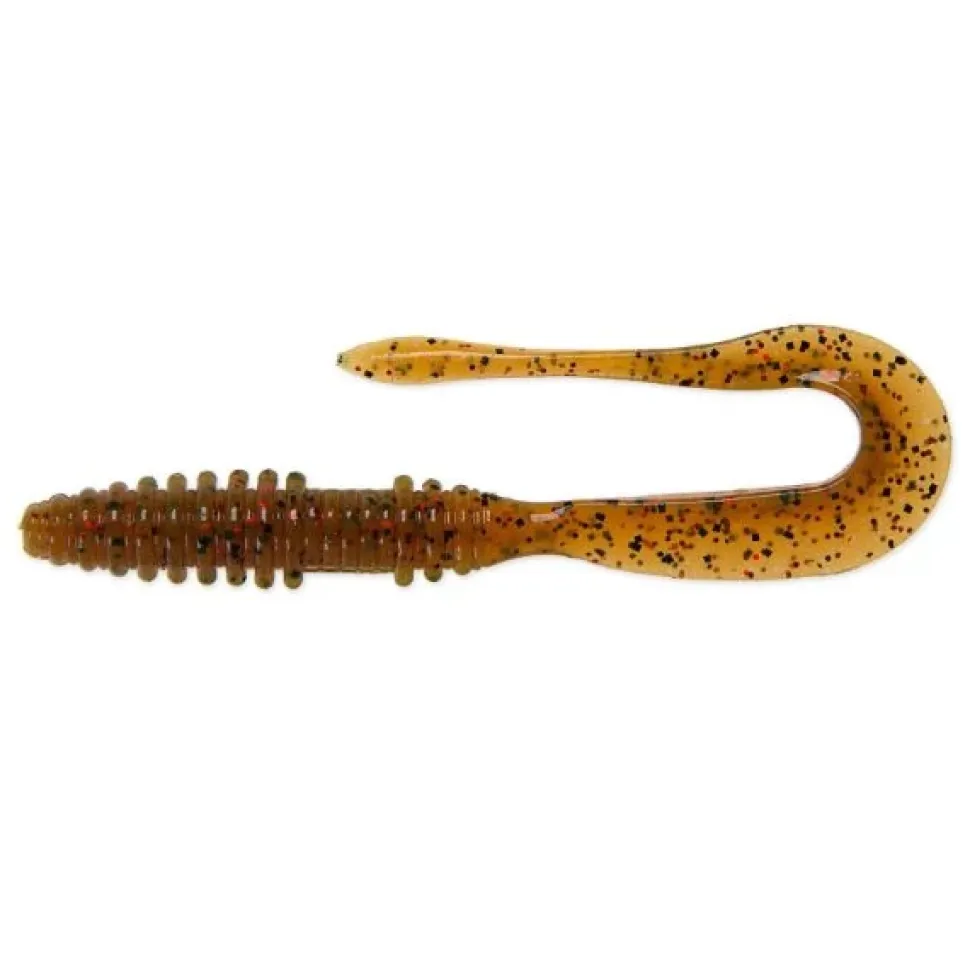Keitech Mad Wag Mini 2,5" Green Pumpkin PP.