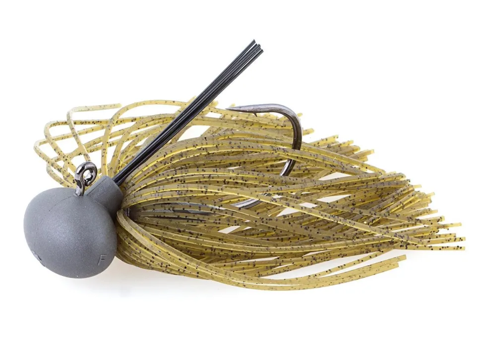 Keitech Rubber Jig Model II (Version 2) 9g Green Pumpkin Chartreuse