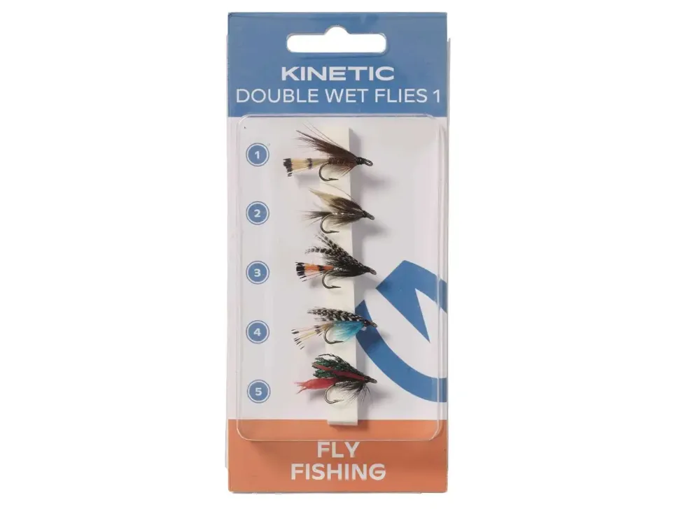 Kinetic Wet Flies Dubble Hook Mix