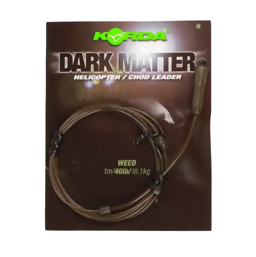 Korda Dark Matter Leader Heli 40lb Weed