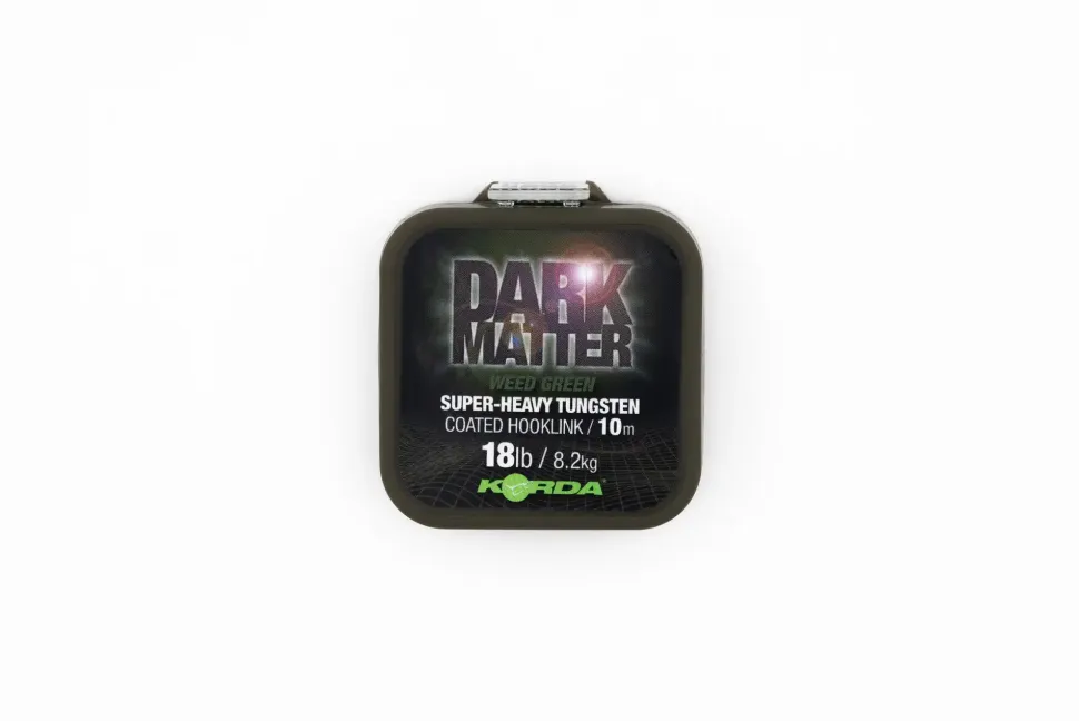 Korda Dark Matter Tungsten Coated Braid 25lb 10m Weed Green