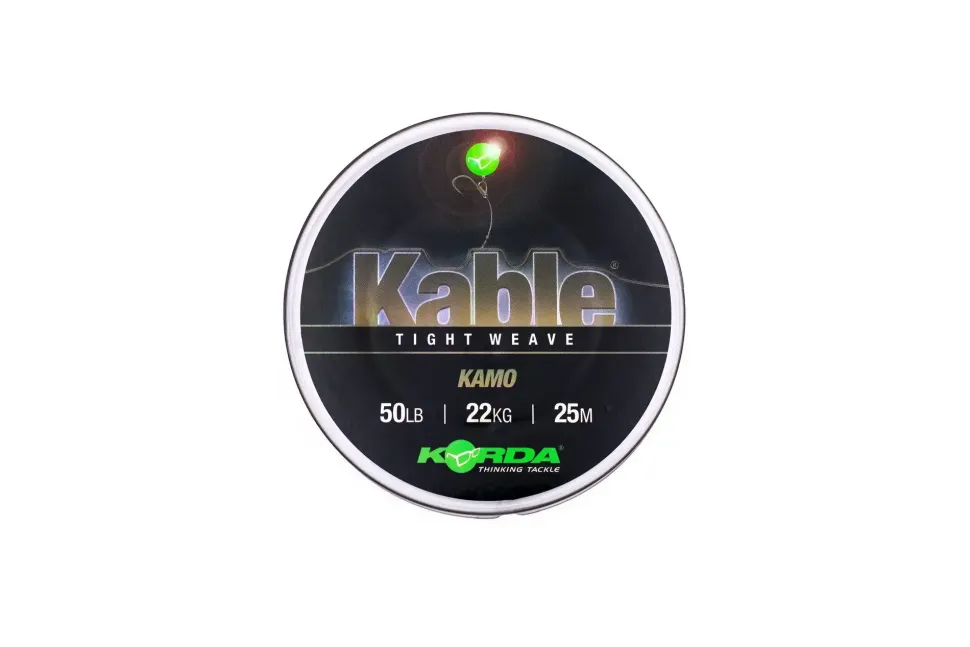 Korda Kabel Tight Weave 50lb 25m Weed