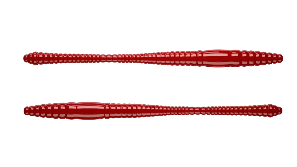 Libra Lures Dying Worm 70 Cheese 7cm 001 - white