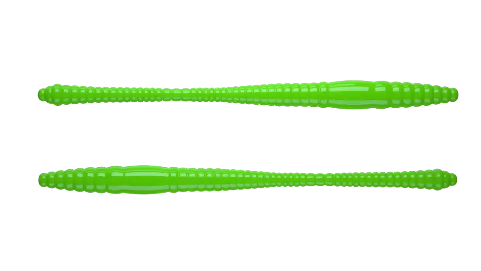 Libra Lures Dying Worm 70 Cheese 7cm 001 - white