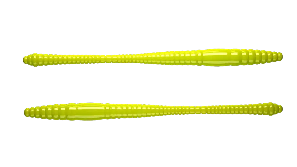 Libra Lures Dying Worm 70 Cheese 7cm 001 - white