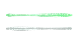 Libra Lures Dying Worm 70 Cheese 7cm 001 - white