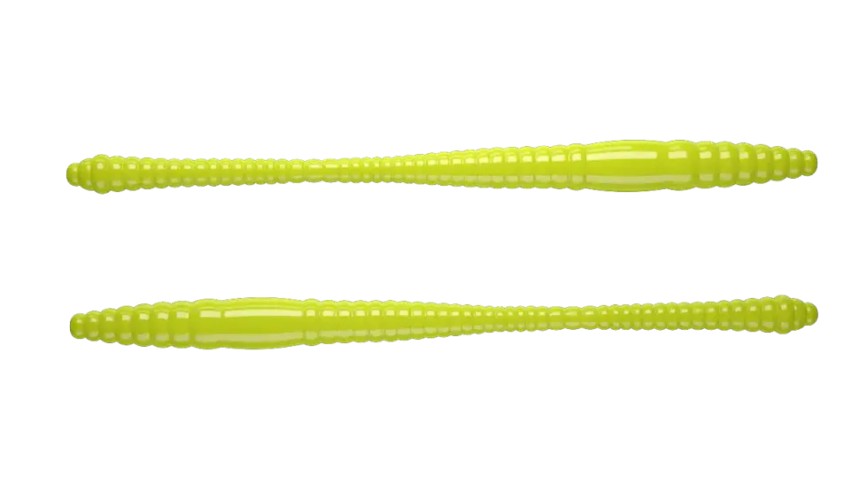 Libra Lures Dying Worm 70 Cheese 7cm 001 - white