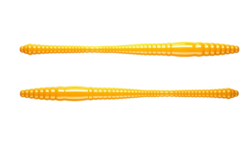 Libra Lures Dying Worm 70 Cheese 7cm 001 - white