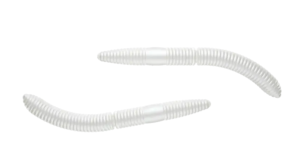 Libra Lures Fatty D'Worm 65 Cheese 6,5cm 001 - white