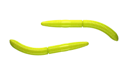 Libra Lures Fatty D'Worm 65 Cheese 6,5cm 001 - white