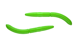 Libra Lures Fatty D'Worm 75 Cheese 7,5cm 001 - white