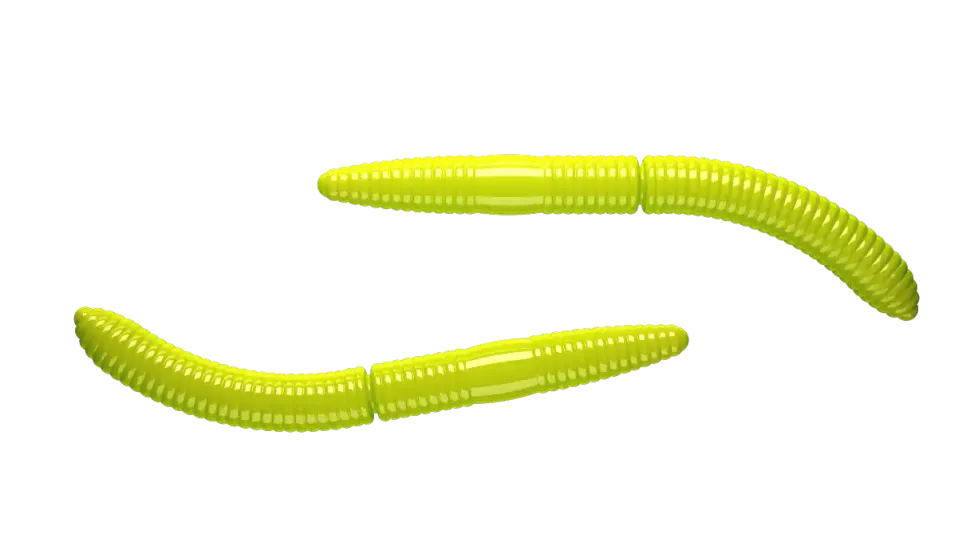 Libra Lures Fatty D'Worm 75 Cheese 7,5cm 001 - white