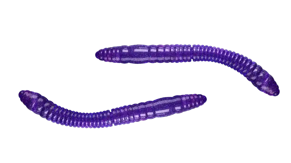 Libra Lures Fatty D'Worm Tournament 55 Cheese 5,5cm 000 - glow uv green
