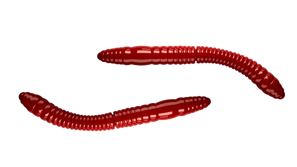 Libra Lures Fatty D'Worm Tournament 55 Cheese 5,5cm 000 - glow uv green