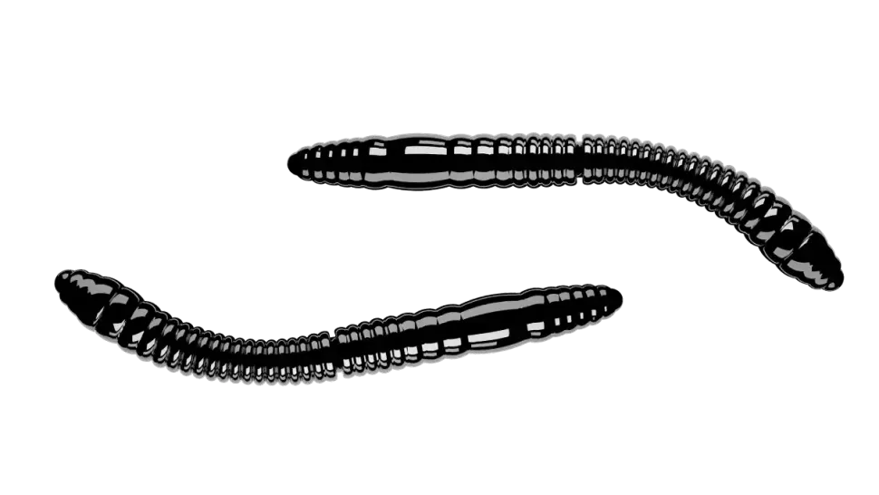 Libra Lures Fatty D'Worm Tournament 55 Cheese 5,5cm 000 - glow uv green