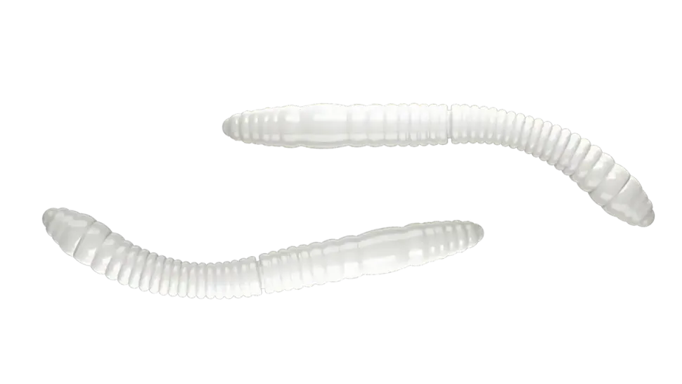 Libra Lures Fatty D'Worm Tournament 55 Cheese 5,5cm 000 - glow uv green
