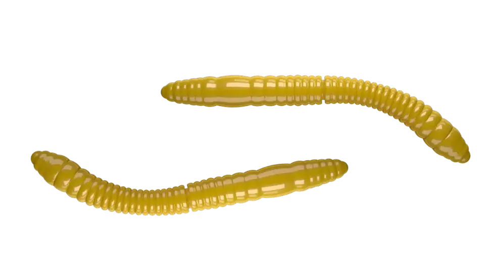 Libra Lures Fatty D'Worm Tournament 55 Cheese 5,5cm 000 - glow uv green