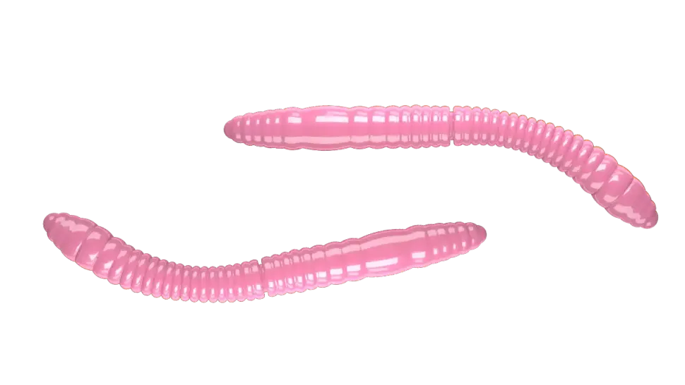 Libra Lures Fatty D'Worm Tournament 55 Cheese 5,5cm 000 - glow uv green