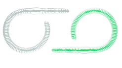 Libra Lures Flex Worm 95 Cheese 9,5cm 000 - glow uv green
