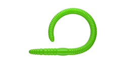 Libra Lures Flex Worm 95 Cheese 9,5cm 000 - glow uv green