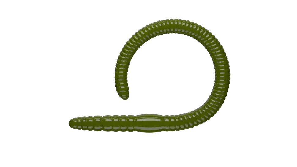 Libra Lures Flex Worm 95 Cheese 9,5cm 000 - glow uv green