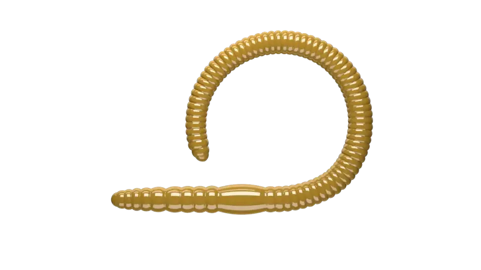 Libra Lures Flex Worm 95 Cheese 9,5cm 000 - glow uv green