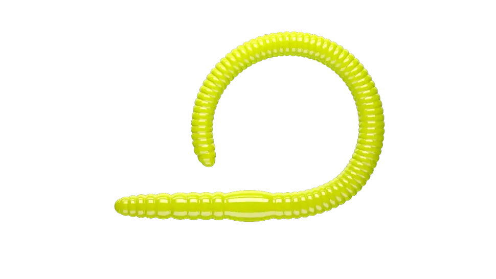 Libra Lures Flex Worm 95 Cheese 9,5cm 000 - glow uv green