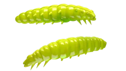 Libra Lures Larva 30 Knoblauch 3cm 001 - white
