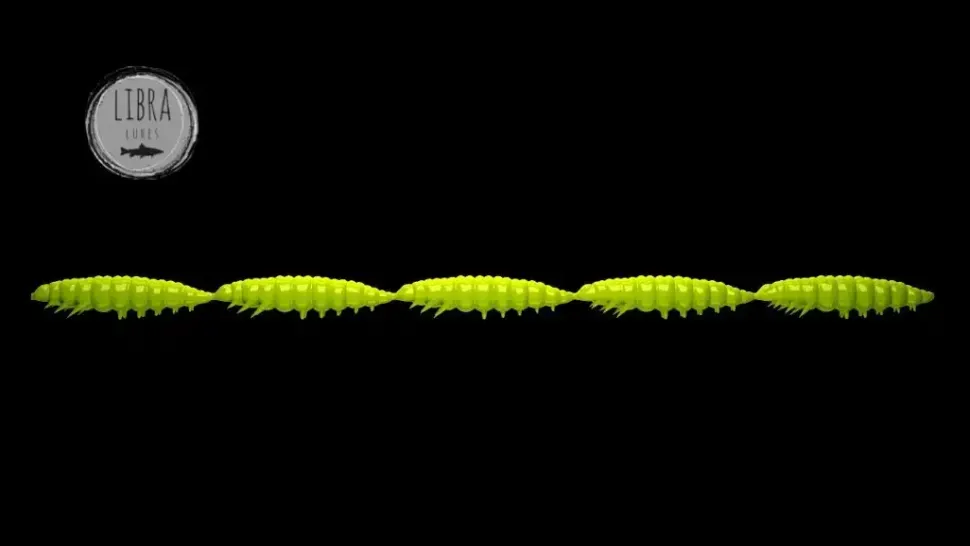Libra Lures Larva Multi 25 -5x5 Cheese 2,5cm 001 - white