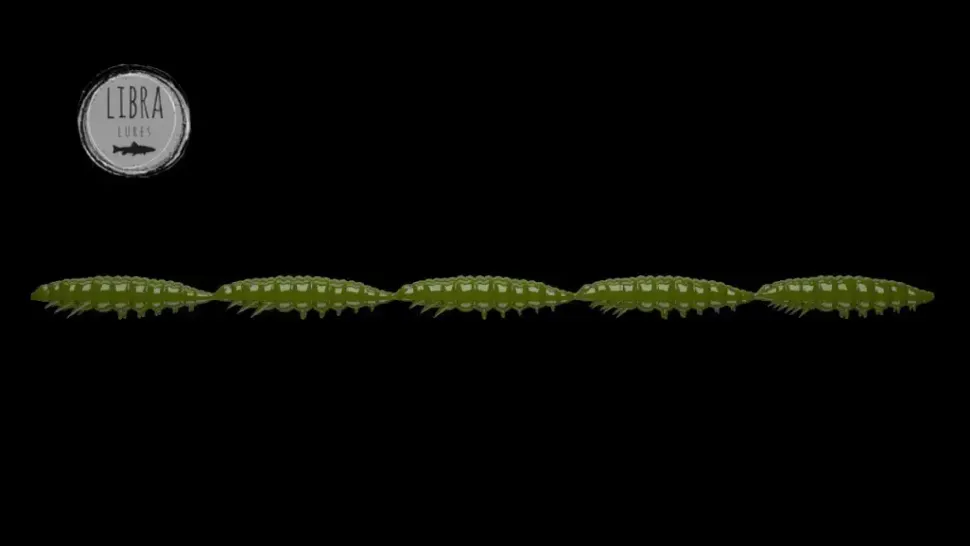 Libra Lures Larva Multi 25 -5x5 Cheese 2,5cm 001 - white