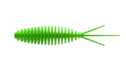 Libra Lures Turbo Worm 56 Cheese 5,6cm 000 - glow uv green