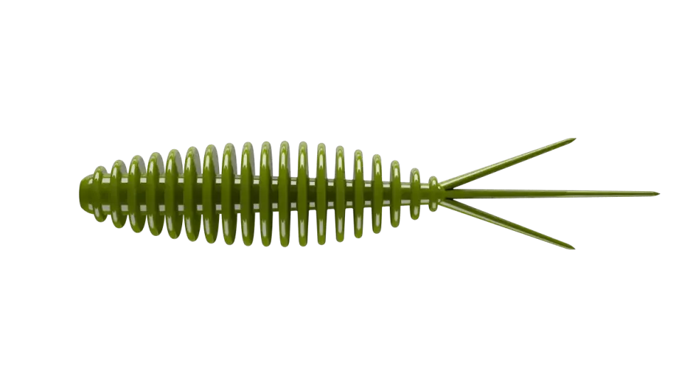 Libra Lures Turbo Worm 56 Cheese 5,6cm 000 - glow uv green