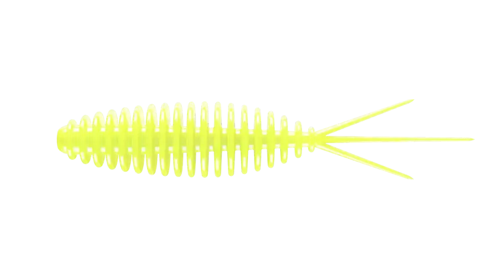 Libra Lures Turbo Worm 56 Cheese 5,6cm 000 - glow uv green