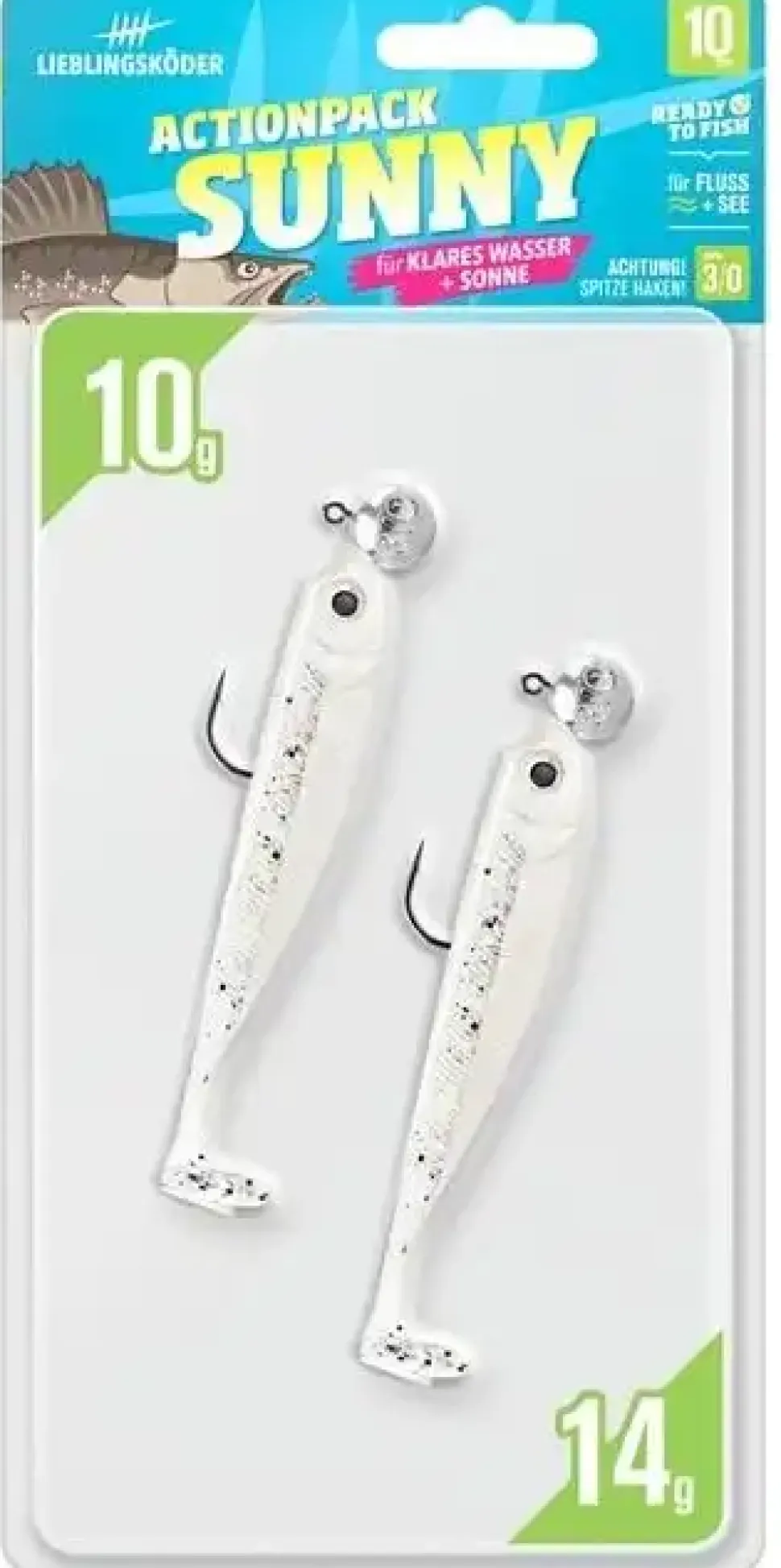 Lieblingsköder Actionpack 10g und 14g 10cm Captain