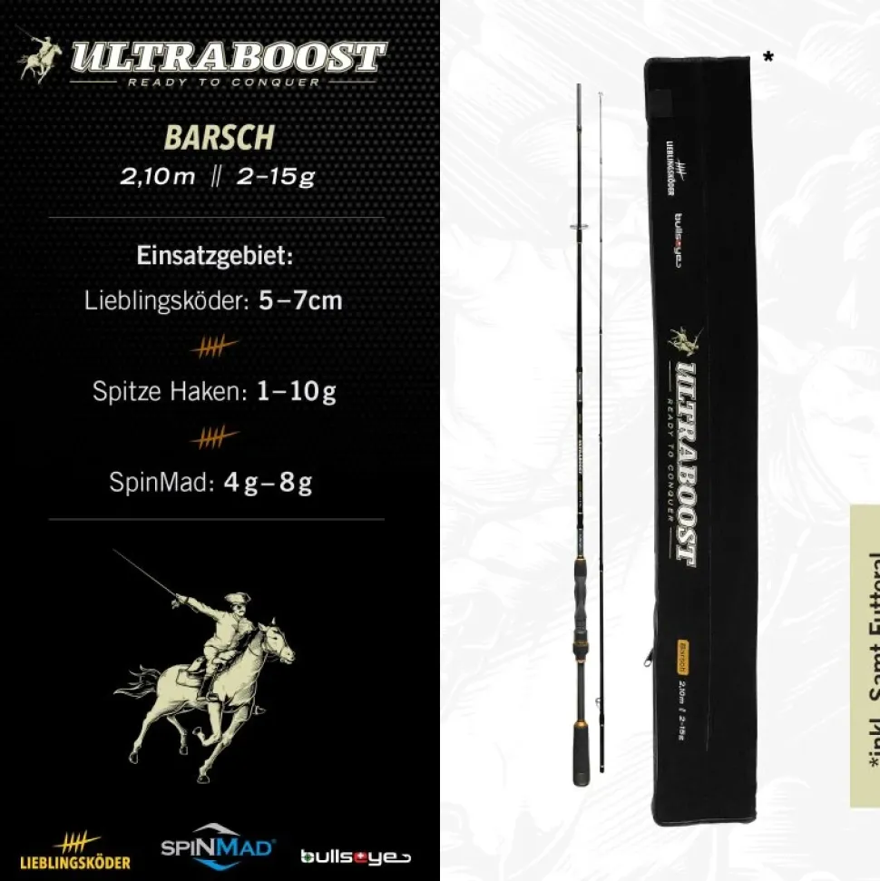 Lieblingsköder Bullseye Ultraboost Barsch 2,10m 2-15g
