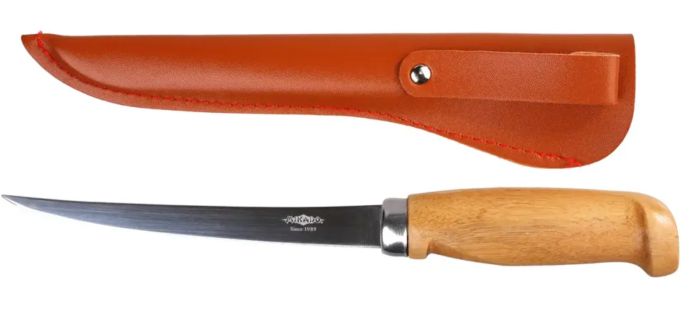 Mikado Filetiermesser 6" Klinge Holzgriff 15,24cm