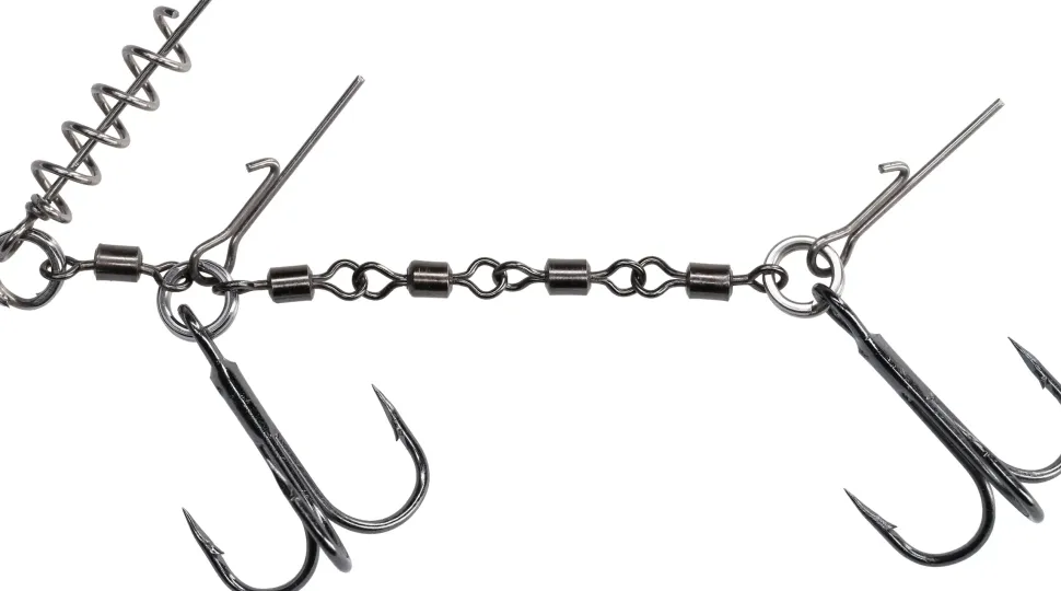 Mikado Jaws Dbl. Evo Stinger 25kg Drilling #1/0