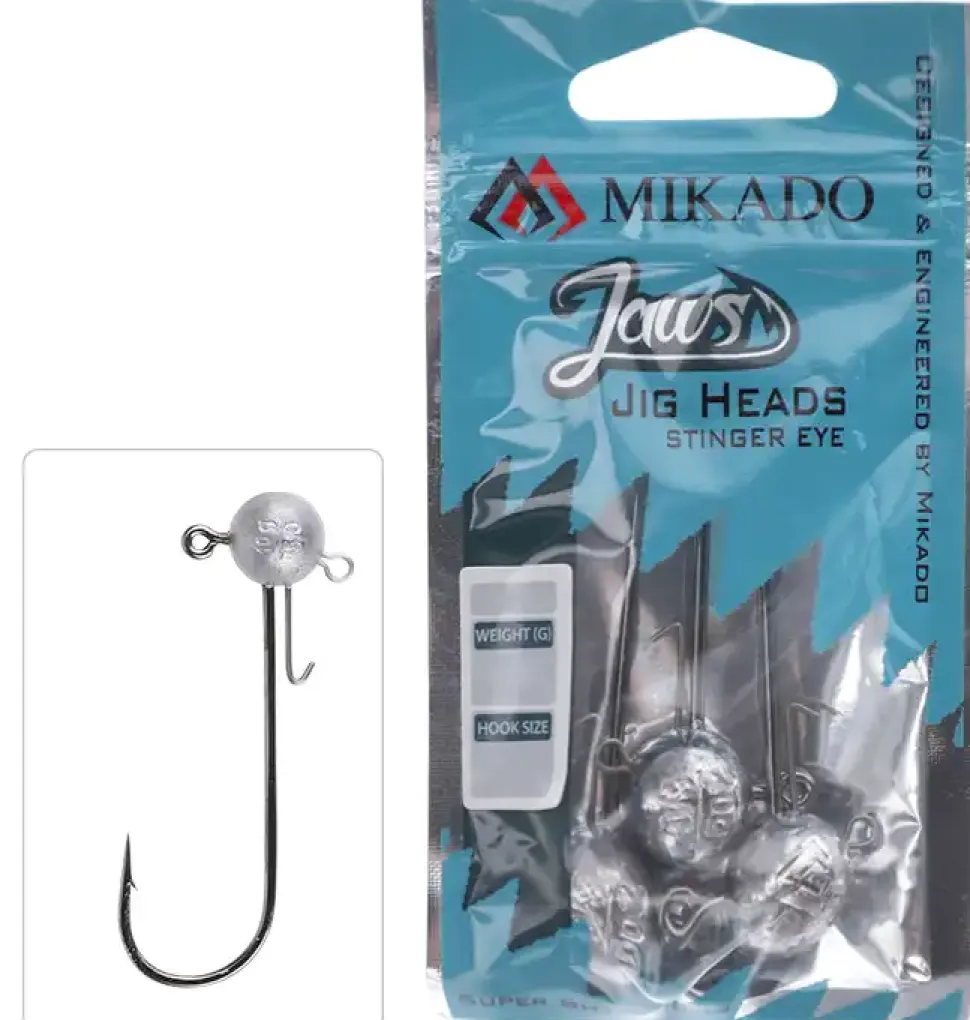 Mikado Jig Head Stinger Eye 10g #10/0 3pcs.