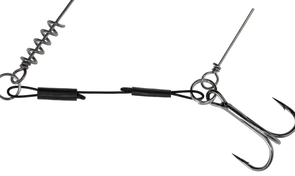 Mikado Stinger Jaws Schraube und Soft Lure Pin 5cm 24kg 2Stk.