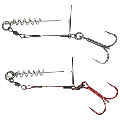 Savage Gear Carbon49 Corkscrew Stinger 1 Drilling #1